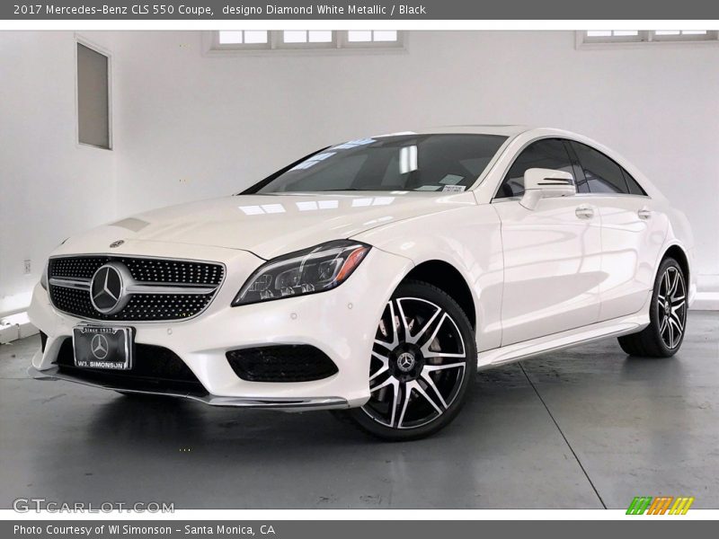 designo Diamond White Metallic / Black 2017 Mercedes-Benz CLS 550 Coupe