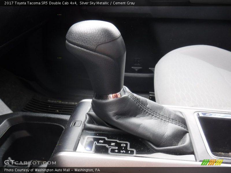 Silver Sky Metallic / Cement Gray 2017 Toyota Tacoma SR5 Double Cab 4x4