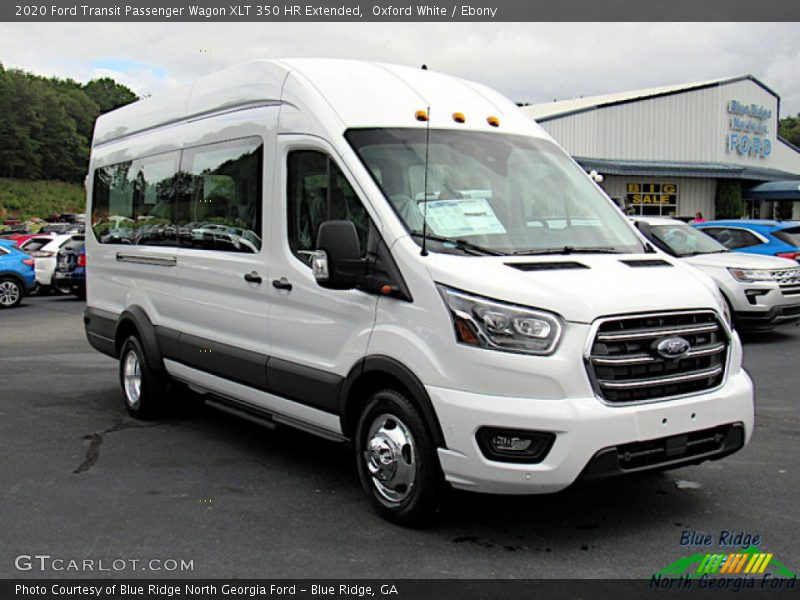 Oxford White / Ebony 2020 Ford Transit Passenger Wagon XLT 350 HR Extended