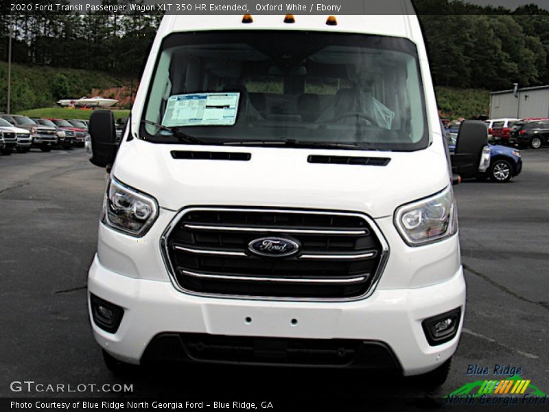 Oxford White / Ebony 2020 Ford Transit Passenger Wagon XLT 350 HR Extended