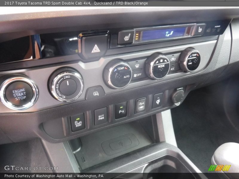 Quicksand / TRD Black/Orange 2017 Toyota Tacoma TRD Sport Double Cab 4x4