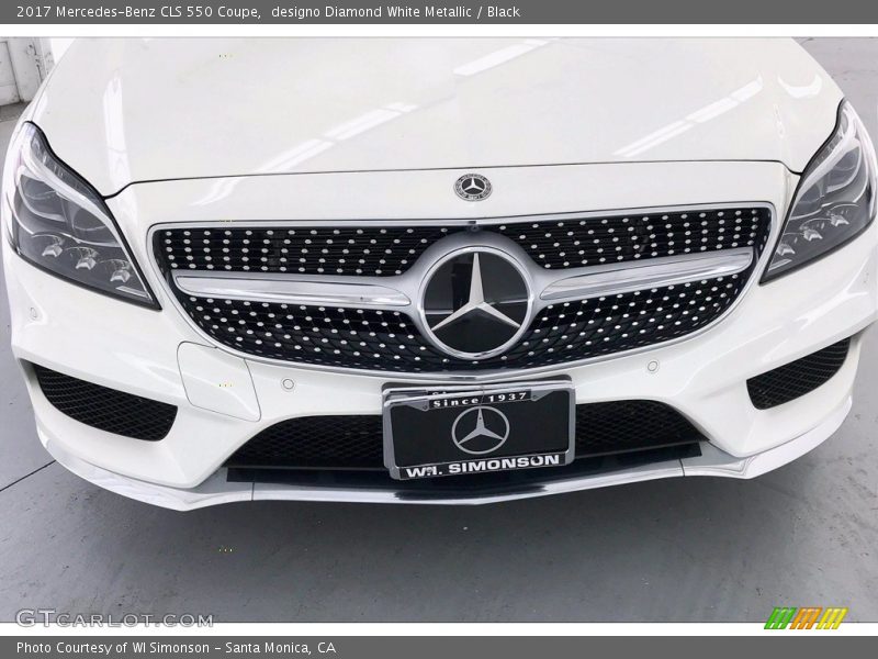 designo Diamond White Metallic / Black 2017 Mercedes-Benz CLS 550 Coupe