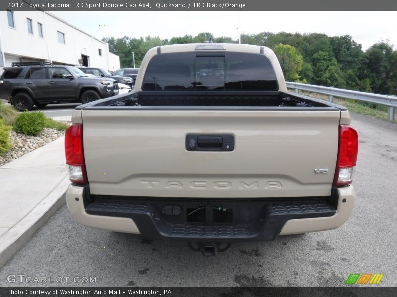Quicksand / TRD Black/Orange 2017 Toyota Tacoma TRD Sport Double Cab 4x4
