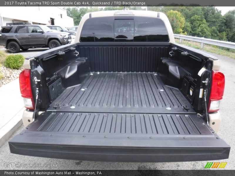 Quicksand / TRD Black/Orange 2017 Toyota Tacoma TRD Sport Double Cab 4x4