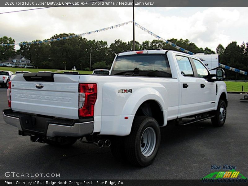 Oxford White / Medium Earth Gray 2020 Ford F350 Super Duty XL Crew Cab 4x4
