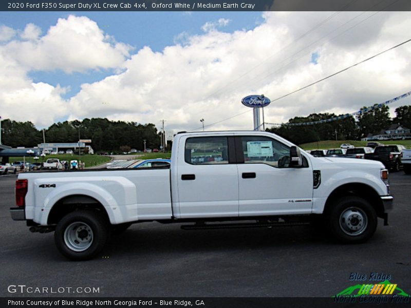 Oxford White / Medium Earth Gray 2020 Ford F350 Super Duty XL Crew Cab 4x4