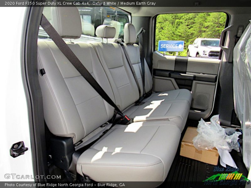 Oxford White / Medium Earth Gray 2020 Ford F350 Super Duty XL Crew Cab 4x4