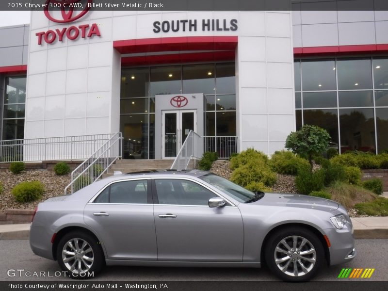 Billett Silver Metallic / Black 2015 Chrysler 300 C AWD