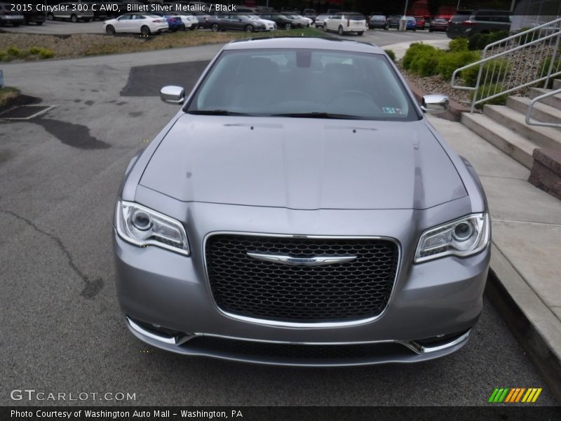 Billett Silver Metallic / Black 2015 Chrysler 300 C AWD