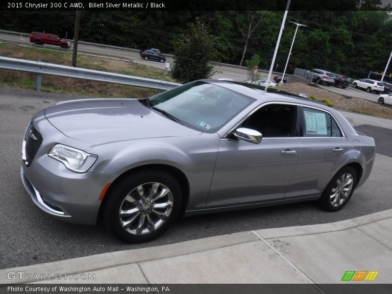 Billett Silver Metallic / Black 2015 Chrysler 300 C AWD
