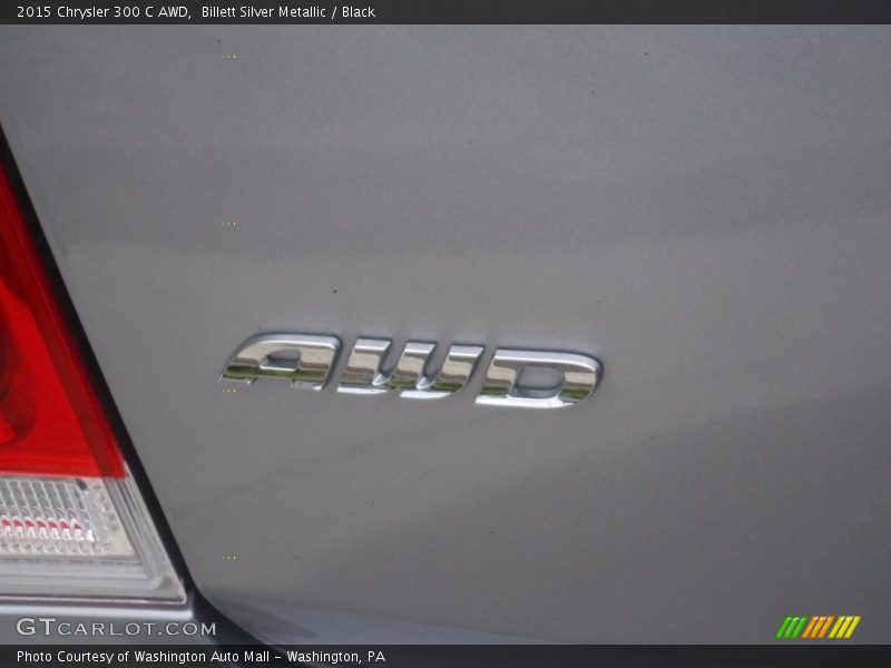 Billett Silver Metallic / Black 2015 Chrysler 300 C AWD