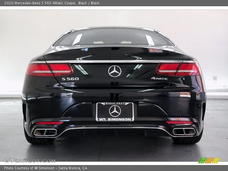 Black / Black 2020 Mercedes-Benz S 560 4Matic Coupe