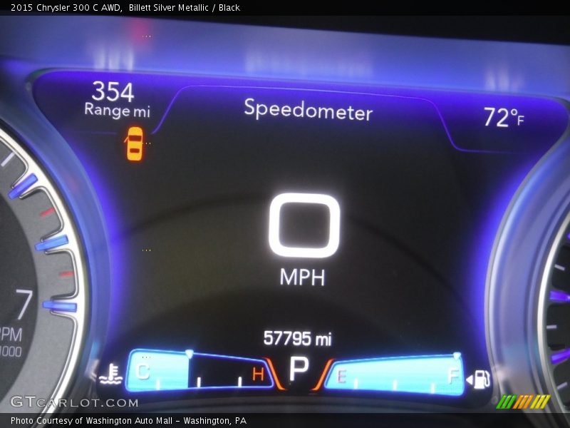 Billett Silver Metallic / Black 2015 Chrysler 300 C AWD