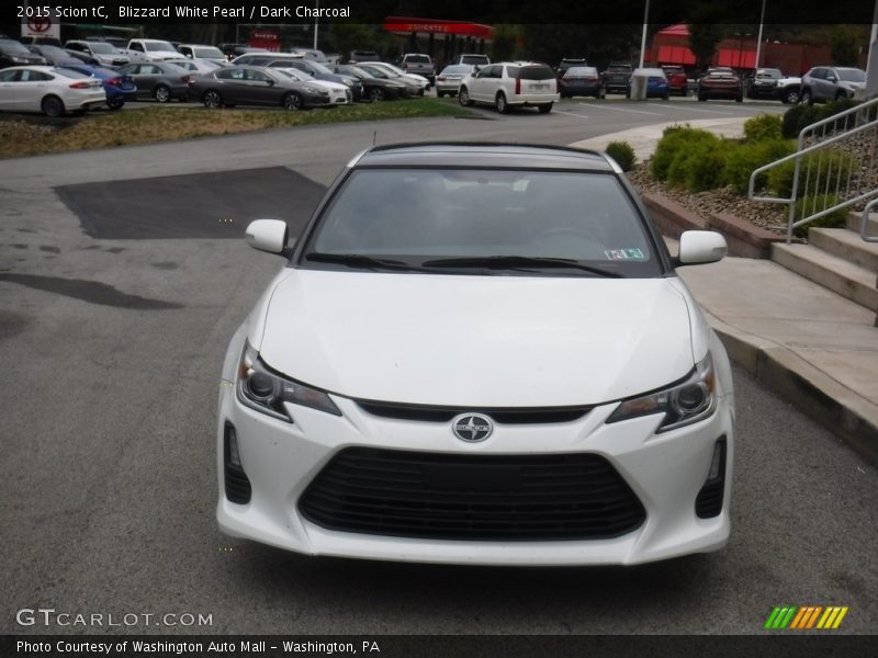 Blizzard White Pearl / Dark Charcoal 2015 Scion tC