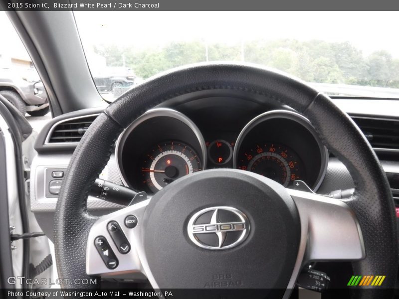Blizzard White Pearl / Dark Charcoal 2015 Scion tC