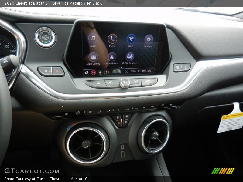 Silver Ice Metallic / Jet Black 2020 Chevrolet Blazer LT