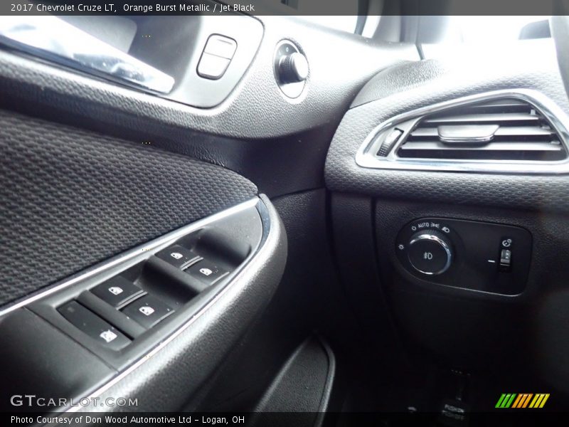 Orange Burst Metallic / Jet Black 2017 Chevrolet Cruze LT