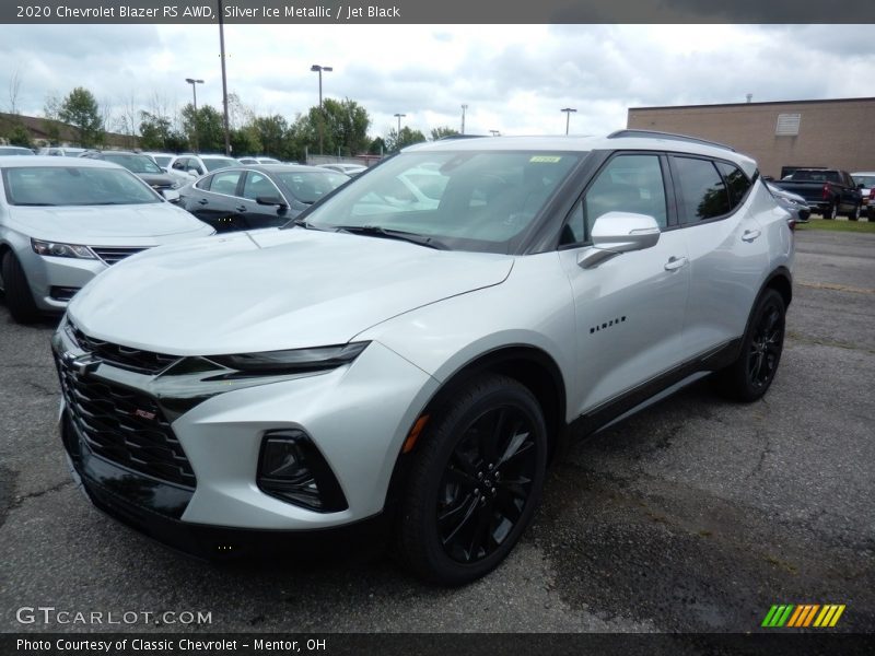 Silver Ice Metallic / Jet Black 2020 Chevrolet Blazer RS AWD