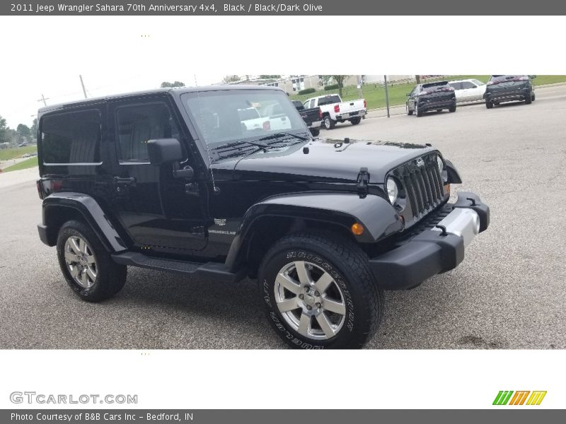 Black / Black/Dark Olive 2011 Jeep Wrangler Sahara 70th Anniversary 4x4