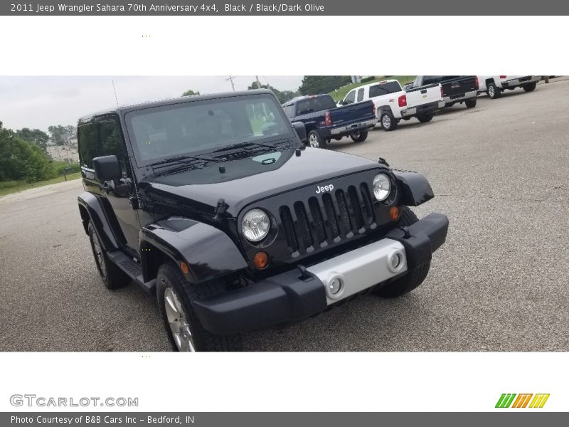 Black / Black/Dark Olive 2011 Jeep Wrangler Sahara 70th Anniversary 4x4