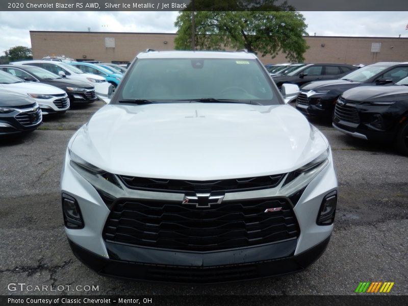 Silver Ice Metallic / Jet Black 2020 Chevrolet Blazer RS AWD