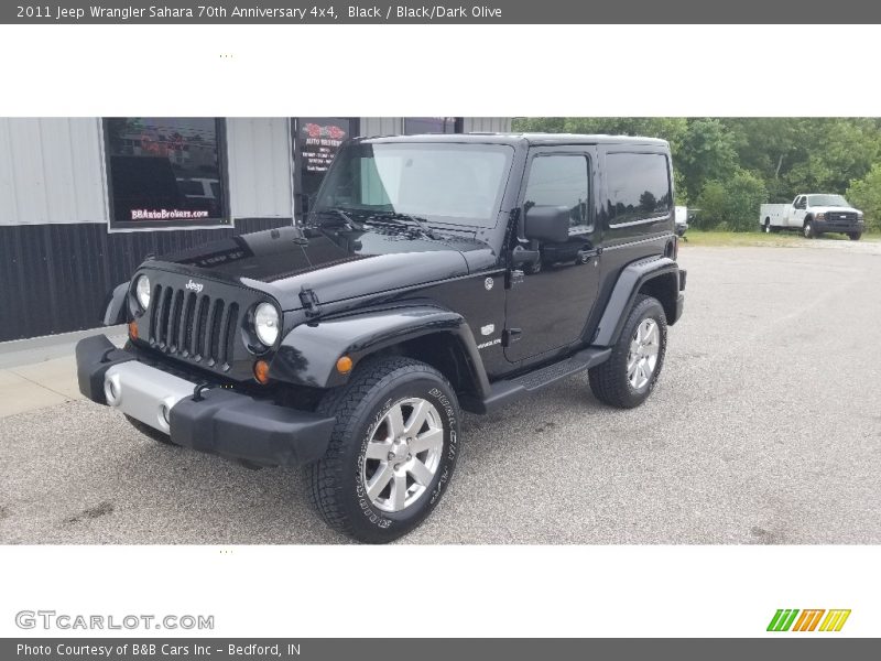 Black / Black/Dark Olive 2011 Jeep Wrangler Sahara 70th Anniversary 4x4