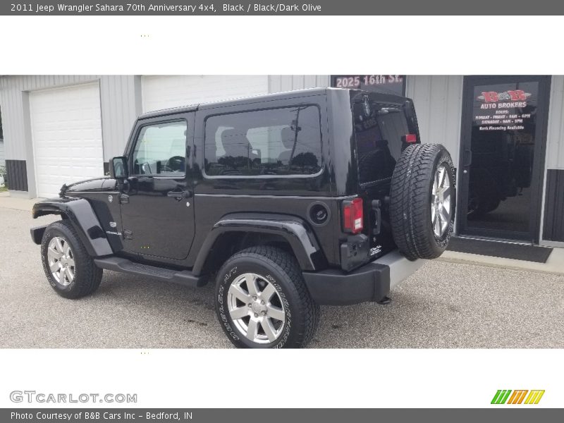 Black / Black/Dark Olive 2011 Jeep Wrangler Sahara 70th Anniversary 4x4