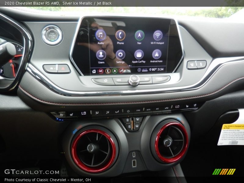 Controls of 2020 Blazer RS AWD