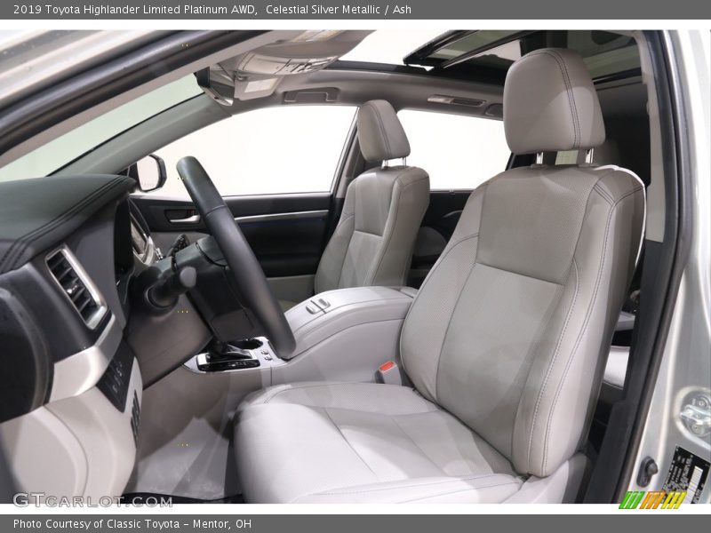 Celestial Silver Metallic / Ash 2019 Toyota Highlander Limited Platinum AWD