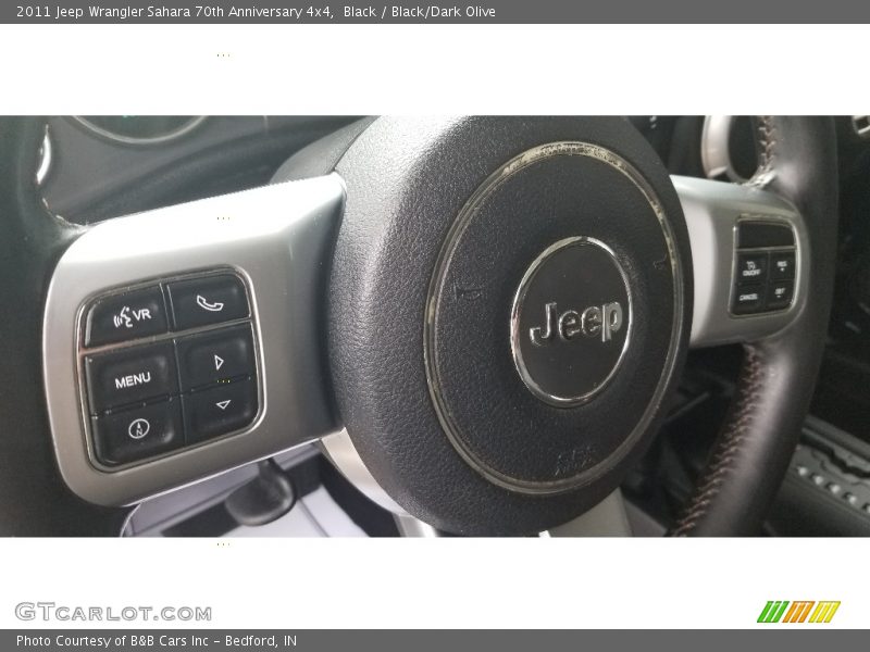 Black / Black/Dark Olive 2011 Jeep Wrangler Sahara 70th Anniversary 4x4