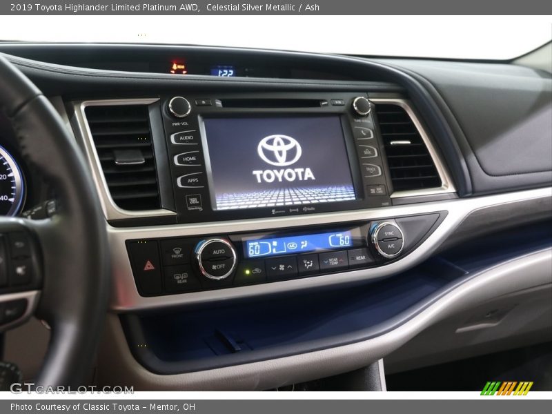 Celestial Silver Metallic / Ash 2019 Toyota Highlander Limited Platinum AWD