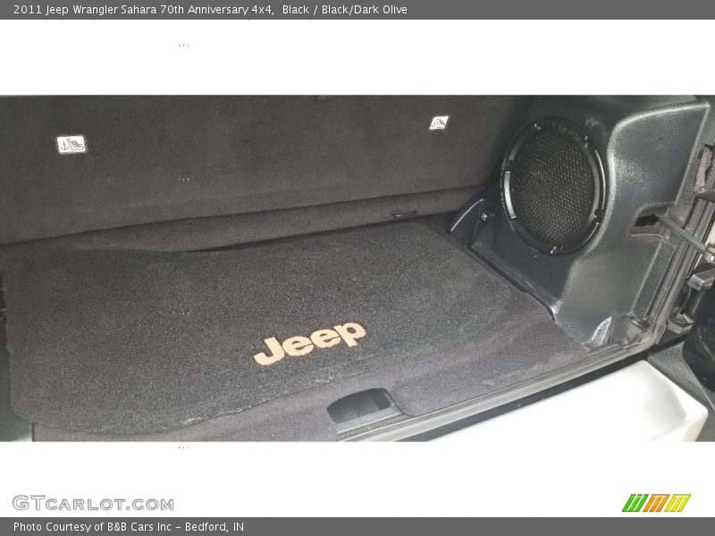 Black / Black/Dark Olive 2011 Jeep Wrangler Sahara 70th Anniversary 4x4