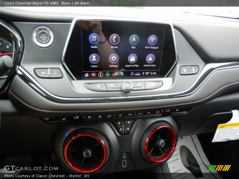 Black / Jet Black 2020 Chevrolet Blazer RS AWD