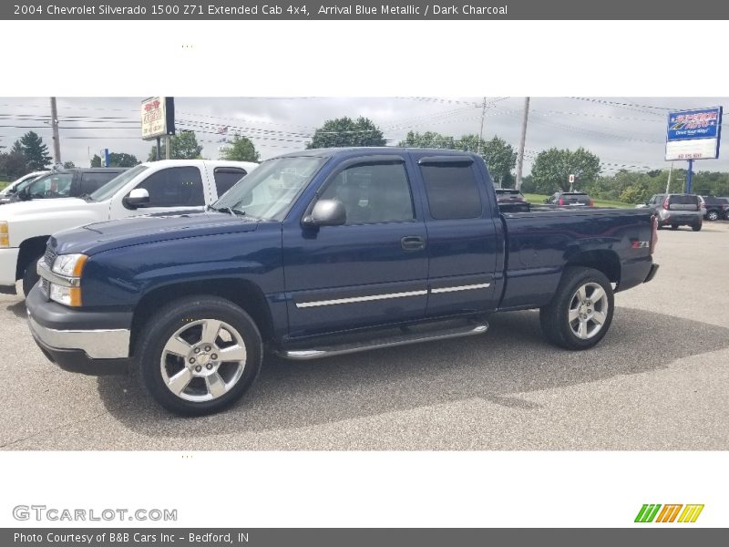 Arrival Blue Metallic / Dark Charcoal 2004 Chevrolet Silverado 1500 Z71 Extended Cab 4x4