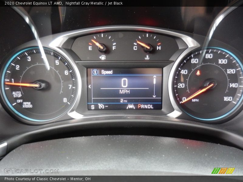 Nightfall Gray Metallic / Jet Black 2020 Chevrolet Equinox LT AWD