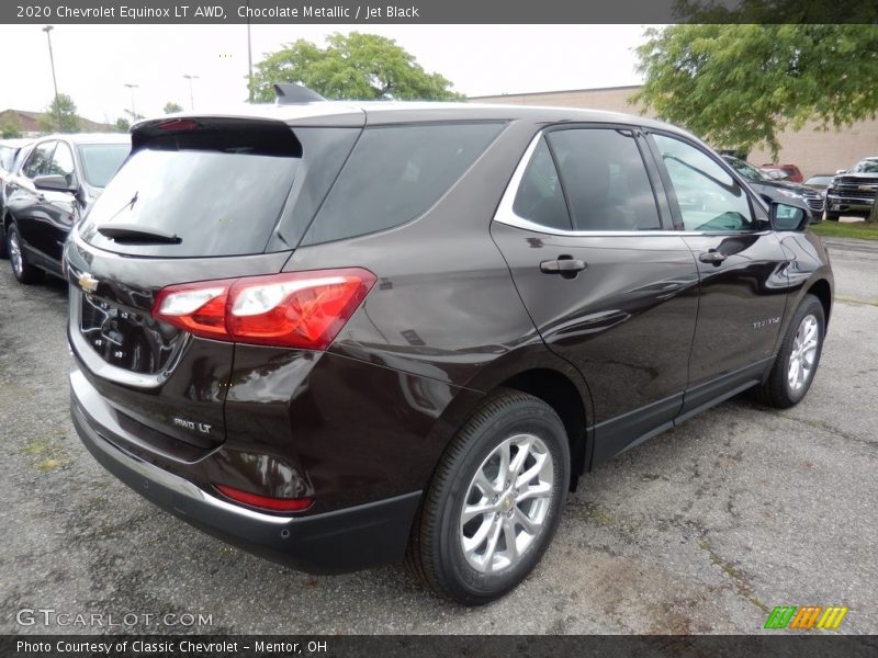 Chocolate Metallic / Jet Black 2020 Chevrolet Equinox LT AWD