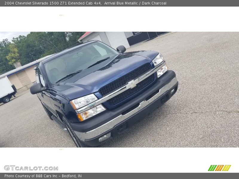 Arrival Blue Metallic / Dark Charcoal 2004 Chevrolet Silverado 1500 Z71 Extended Cab 4x4