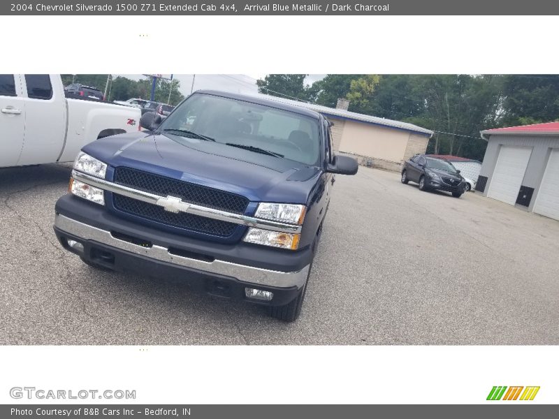 Arrival Blue Metallic / Dark Charcoal 2004 Chevrolet Silverado 1500 Z71 Extended Cab 4x4