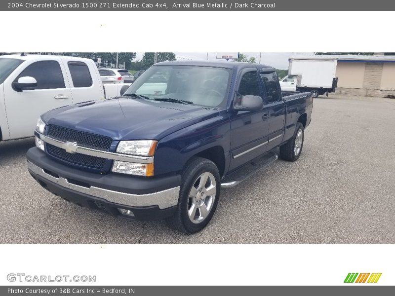 Arrival Blue Metallic / Dark Charcoal 2004 Chevrolet Silverado 1500 Z71 Extended Cab 4x4