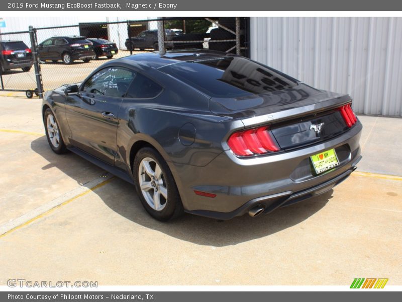 Magnetic / Ebony 2019 Ford Mustang EcoBoost Fastback
