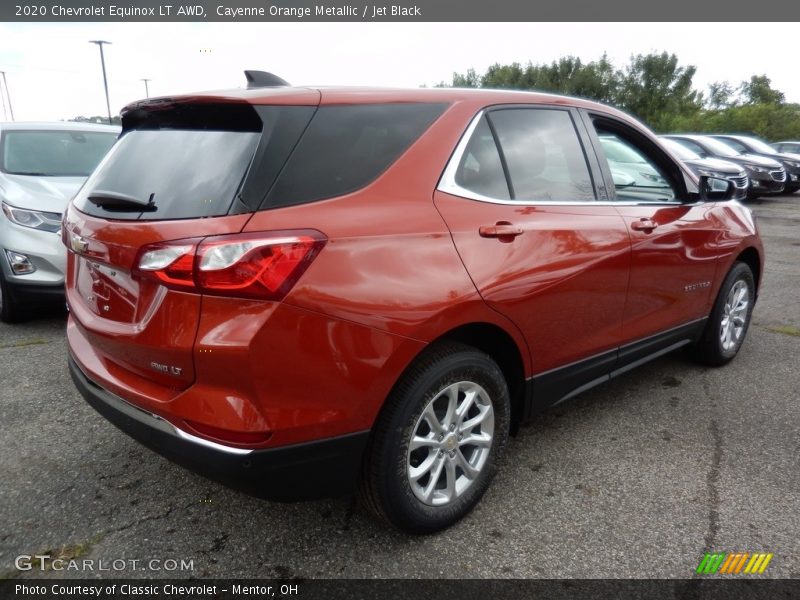 Cayenne Orange Metallic / Jet Black 2020 Chevrolet Equinox LT AWD