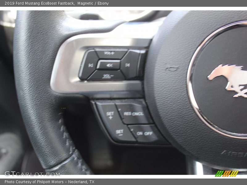 Magnetic / Ebony 2019 Ford Mustang EcoBoost Fastback