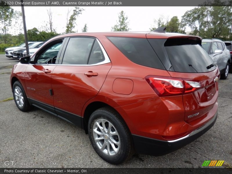 Cayenne Orange Metallic / Jet Black 2020 Chevrolet Equinox LT AWD