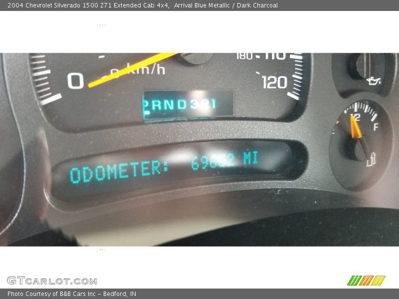 Arrival Blue Metallic / Dark Charcoal 2004 Chevrolet Silverado 1500 Z71 Extended Cab 4x4