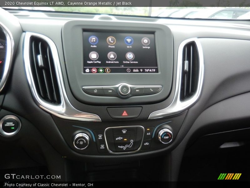 Controls of 2020 Equinox LT AWD