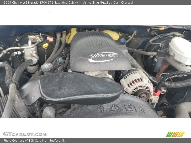 Arrival Blue Metallic / Dark Charcoal 2004 Chevrolet Silverado 1500 Z71 Extended Cab 4x4