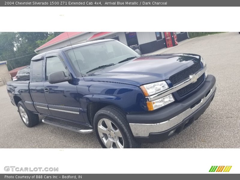 Arrival Blue Metallic / Dark Charcoal 2004 Chevrolet Silverado 1500 Z71 Extended Cab 4x4