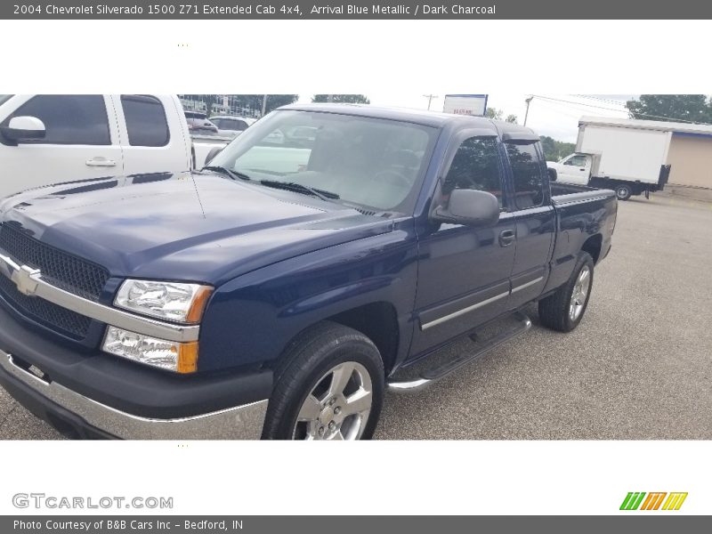 Arrival Blue Metallic / Dark Charcoal 2004 Chevrolet Silverado 1500 Z71 Extended Cab 4x4