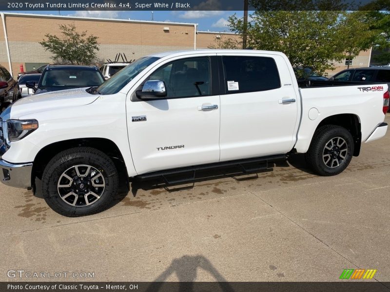 Super White / Black 2020 Toyota Tundra Limited CrewMax 4x4