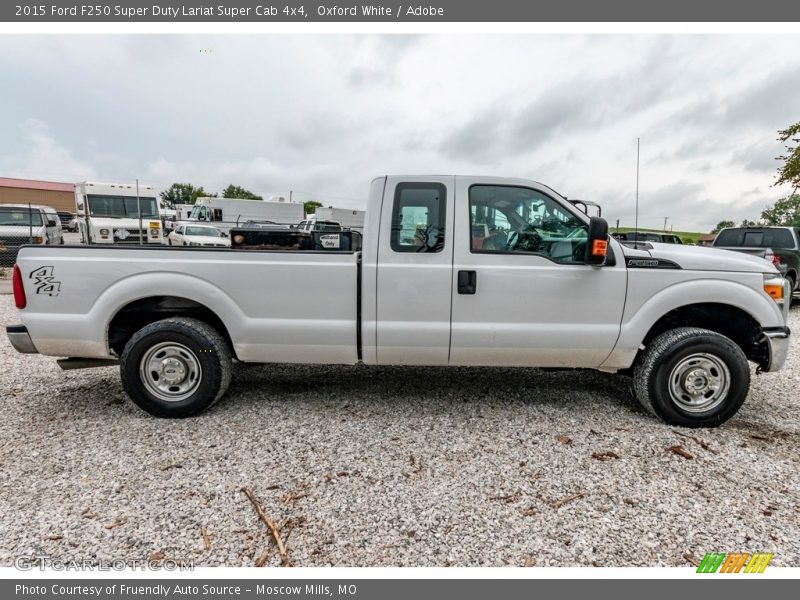 Oxford White / Adobe 2015 Ford F250 Super Duty Lariat Super Cab 4x4